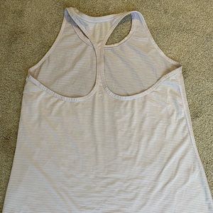 Light lilac high neck Athleta workout tank